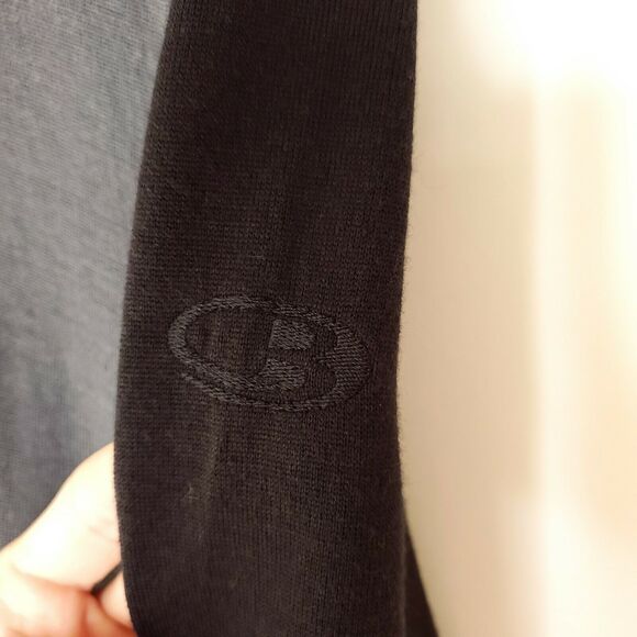 Icebreaker Merino Wool Half Zip Thermal Top Pullover Sweater S Black Gray - Picture 8 of 10